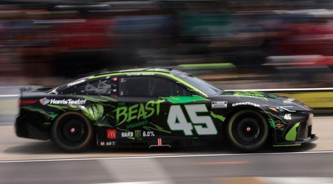 Tyler Reddick, No. 45 team to serve pass-through penalty at Coca-Cola 600 start after inspection issue