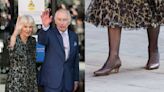 Queen Camilla Slips Into Classic Brown Pumps for Hospital Visit With King Charles