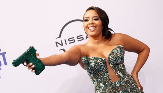 Angela Simmons Catches Heat For Rocking A Gun-Shaped Purse To 2024 BET Awards