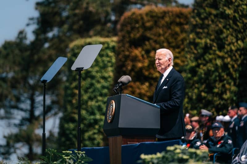 Biden says D-Day soldiers would want US to keep defending democracy