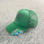 解憂雜貨鋪 GLLER DEP帽子 GP手繪涂鴉網眼卡車司機帽休閑字母棒球帽夏季