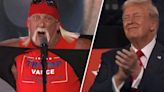 Trump blew Hulk Hogan a kiss in the RNC's most baffling moment