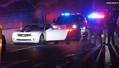 Motorcyclist fatally shoots man on 10 Freeway in Covina, police say; suspect at large