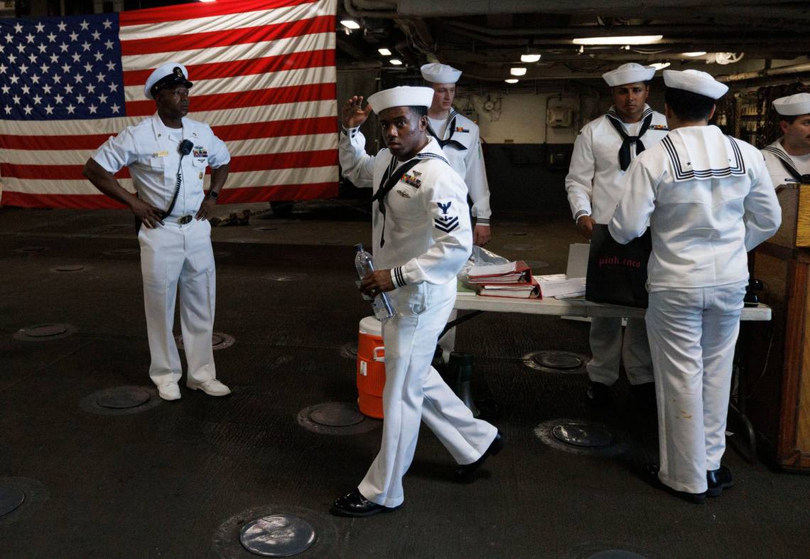 Why are military ships docked at Miami’s cruise port? Take a look at Fleet Week scene