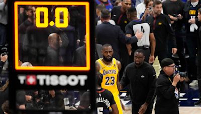 LeBron James rants at NBA's replay center for calls, Lakers lose on buzzer-beater, trail Denver 2-0