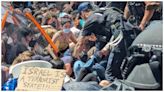 Riot police drag away protesters at University of Texas as Gaza tensions flare