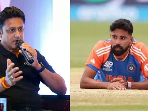 Former Indian head coach Anil Kumble to drop Mohammed Siraj if India field two regular pacers in T20 World Cup | Cricket News - Times of India