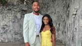 Simone Biles and Husband Jonathan Owens Shine in Summer Pastels: 'Celebrating Love Never Gets Old'