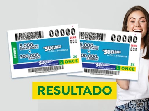 Resultado ONCE: Comprobar Sueldazo y Super Once hoy domingo 5 de mayo de 2024