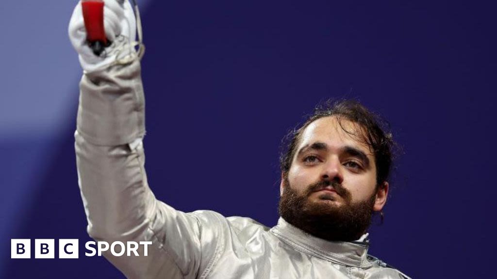 Paris 2024 Paralympics: GB's Dimitri Coutya wins gold in wheelchair fencing