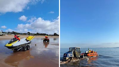 Multi RNLI response after reports of swimmers missing at sea