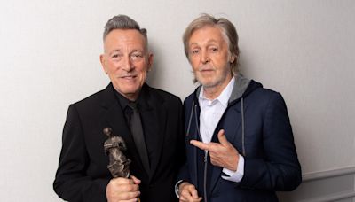 McCartney roasts Springsteen at Ivor Awards