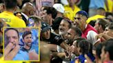 No fueron los colombianos: video muestra cómo empezó la pelea tras la semifinal de la Copa América