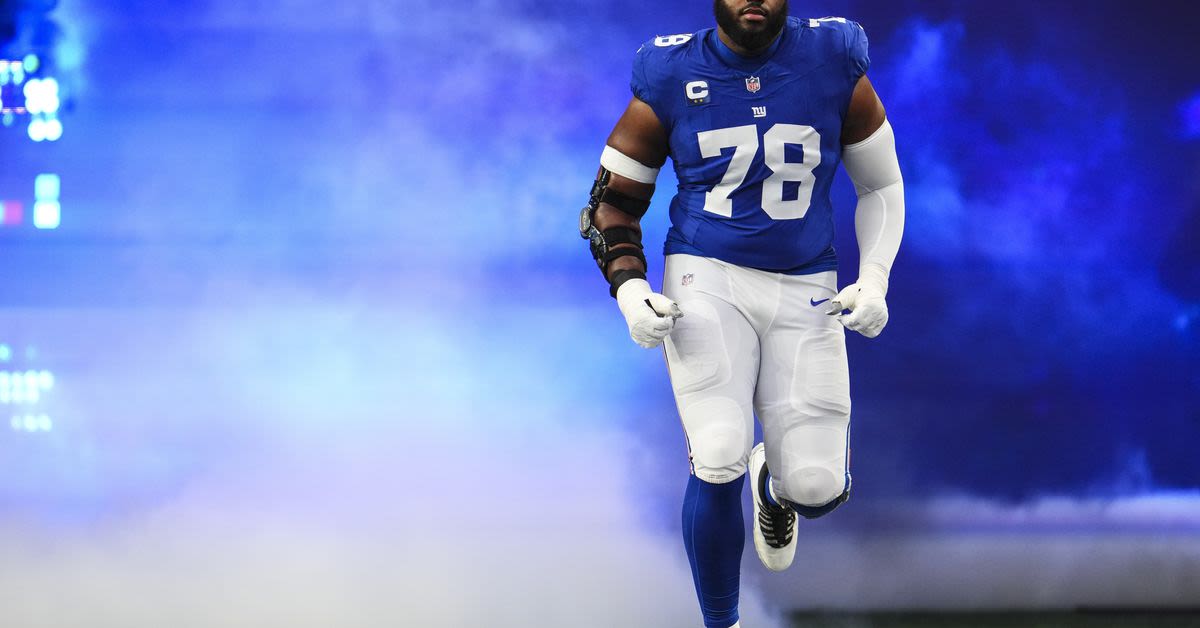 PFF leaves Giants’ Andrew Thomas outside top 10 offensive tackles