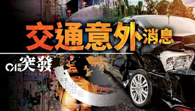 大埔私家車與電單車相撞 鐵騎士頭部重創昏迷送院