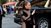 Truly Obsessed with J.Lo's Fully Sheer Turtleneck Dress