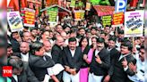 Bar unrest over three new laws gains steam; court boycotts galore | Chennai News - Times of India