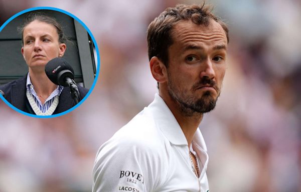 Daniil Medvedev ‘was lucky not to be defaulted’ after ‘he dropped three f-bombs in a row at the umpire’