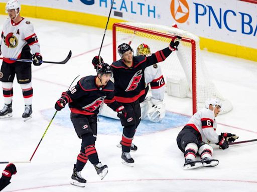 Jesper Fast out for season, Hurricanes coach Rod Brind’Amour says before Game 3