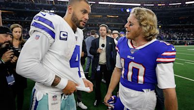 CeeDee Lamb bristles at training input from Cole Beasley