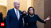 I love ... : Nancy Pelosi denies pressuring Biden to exit, says ‘I never called anybody’ - Times of India