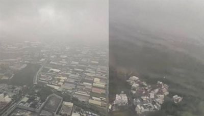 颱風天客機4度重飛 乘客還原「驚魂經過」：人生跑馬燈閃了好幾回！