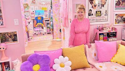 A millennial transformed a house into her pink '90s dream home with a movie theater and arcade. Now she has to sell.