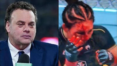 David Faitelson revienta a UFC por hemorragia de Irene Aldana: “Brutalidad y estupidez humana”