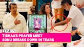 Krishan Kumar Comforts Sobbing Sonu Nigam at Tishaa Kumar's Prayer Meet, Emotional Scene Goes Viral