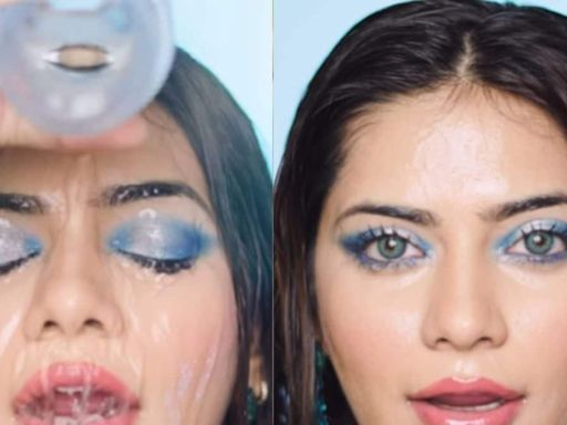 What Is The Viral Blue Makeup Trend Inspired By Billie Eilish’s Song - News18