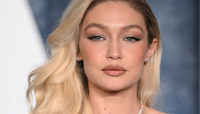 Gigi Hadid's Dazzling Sheer Mini Fully Exposed Her Underwear