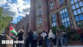 Three arrested after Gaza war protest at Newcastle University