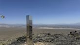 Shiny monolith removed from mountains outside Las Vegas. How it got there still is a mystery