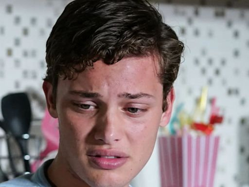 EastEnders Freddie Slater breaks down in tears as his shock secret is exposed