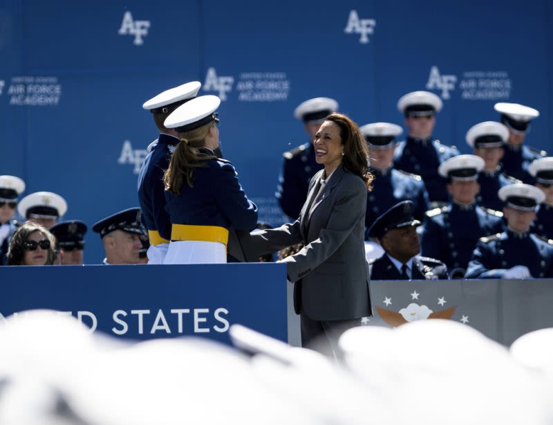 VP Harris delivers US Air Force Academy graduation address