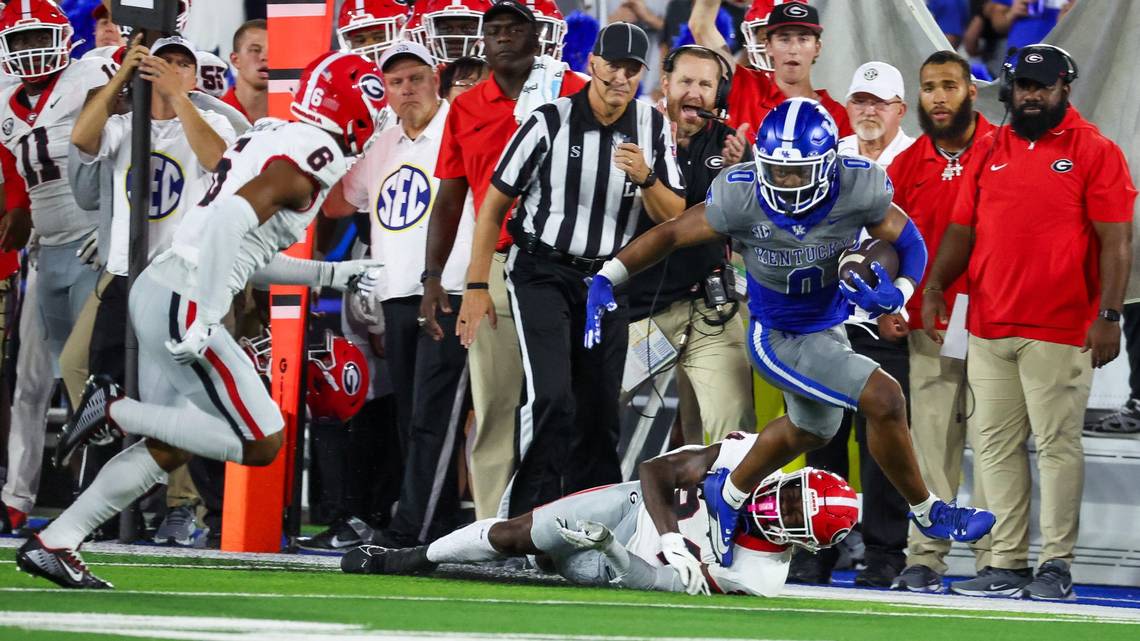 Kentucky football falls just short in upset bid vs. No. 1 Georgia Bulldogs