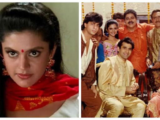 ...shooting for 'Mehendi Laga Ke' song with Shah Rukh Khan and Kajol in 'Dilwale Dulhania Le Jayenge': 'Saroj Khan said I was shaking my shoulders like ...