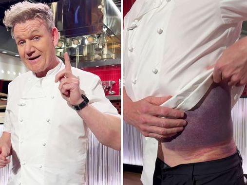 Gordon Ramsay says he's 'lucky to be alive' after bike accident - and thanks his helmet