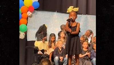 Kindergartener Gives Hilarious Answer to Future Question at Graduation
