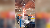 Video shows suspected arson inside Walmart in East Vancouver