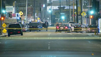 Pistolero en un vehículo deja 1 muerto y 2 heridos en el centro de Los Ángeles
