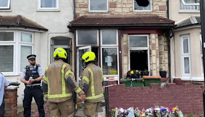 Third child confirmed dead after house fire in London as two remain in hospital