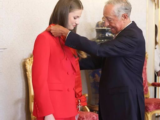 La Princesa Leonor se felicita de la "amistad sincera" entre España y Portugal: "Aquí me siento como en casa"