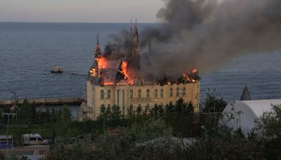 Ukraine’s ‘Harry Potter Castle’ Burns in Deadly Russian Missile Strike