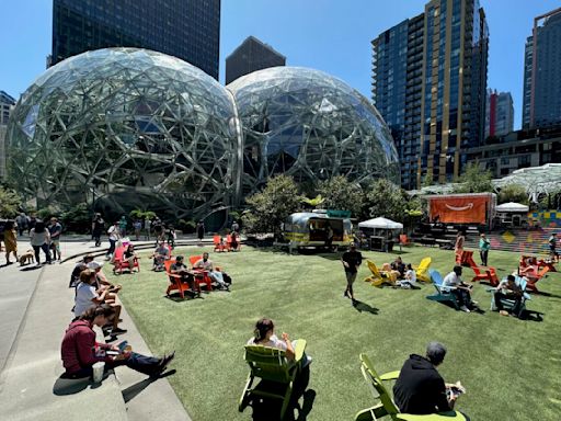 Businesses around Amazon HQ are bustling, a year after tech giant’s return-to-office mandate