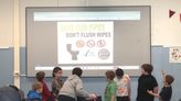 East Liverpool Students premier PSA on damaging effects of flushable wipes