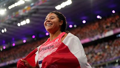 Olympics-Athletics-Canada's Rogers adds Olympic women's hammer gold to world title