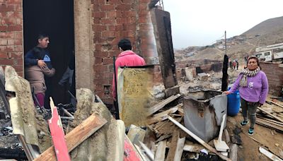 Voraz incendio que arrasó con 15 casas en Ventanilla dejó varios damnificados con hambre, frío y pena
