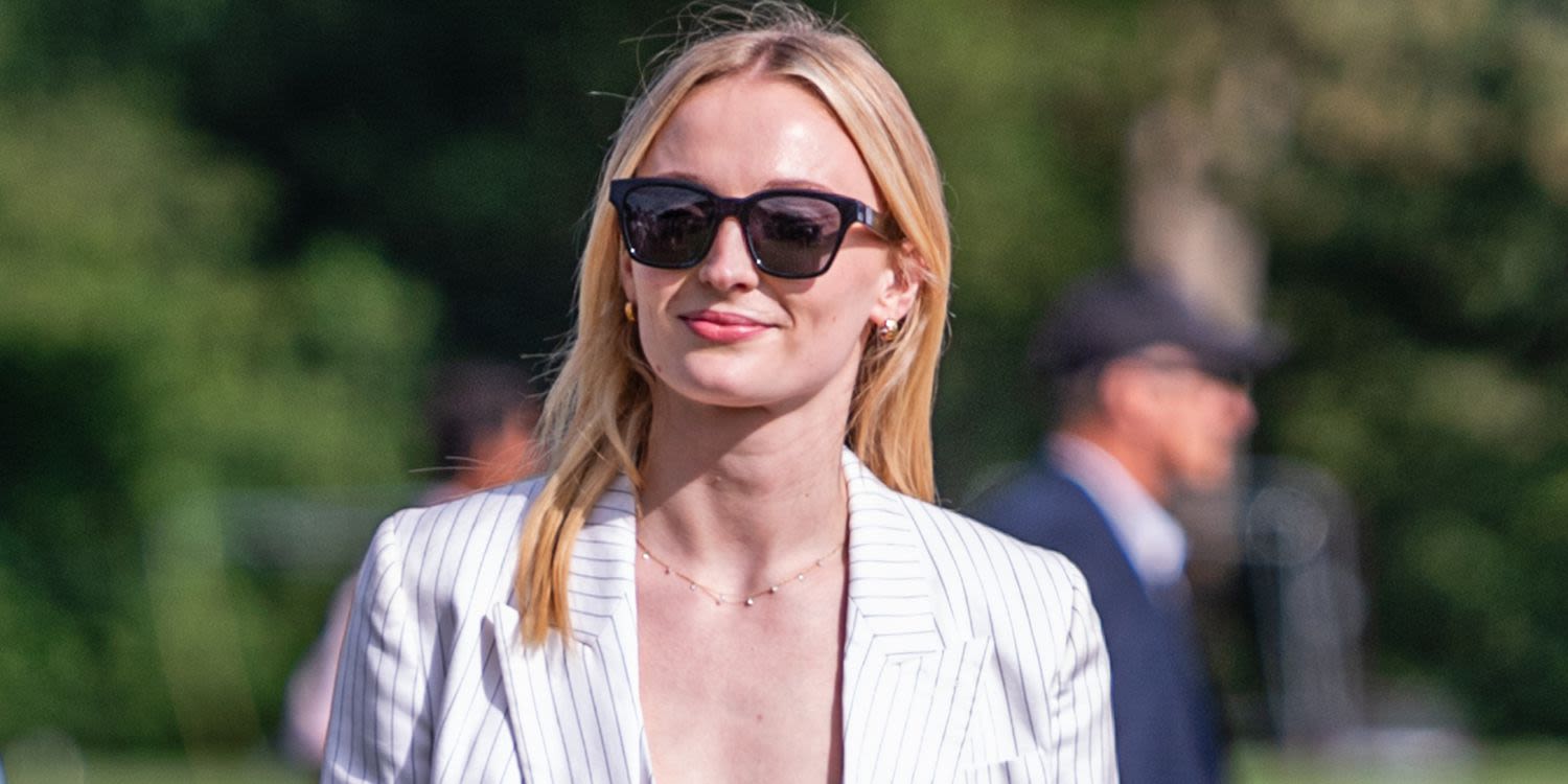 Sophie Turner Wore the Most Head-Scratching Balloon Shoes for a Polo Date