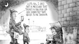 This week in editorial cartoons: Homeless, Christmas joy, Santa's cookies